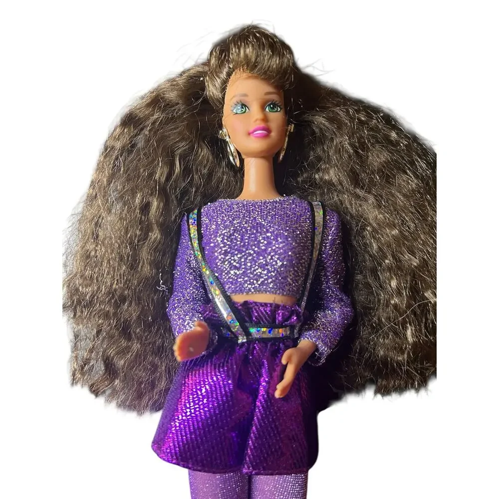 Vintage 1994 Dance Moves Teresa Barbie Doll - Purple Outfit - Mattel #13098